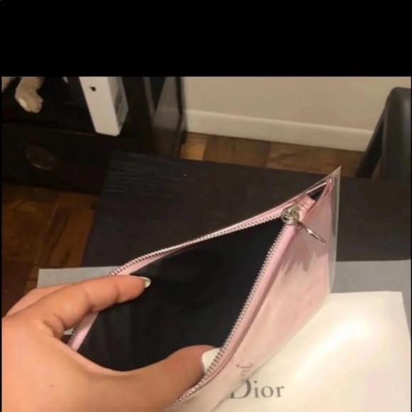 dior cosmetic pouch bag new pink - Picture 2 of 4